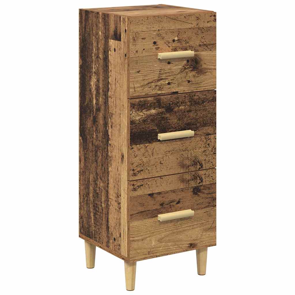 Credenza Legno vecchio 34,5 x 34 x 90 cm Legno multistrato
