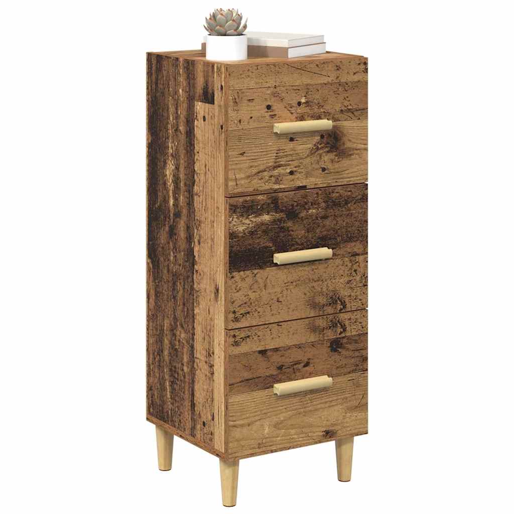 Credenza Legno vecchio 34.5 x 34 x 90 cm Legno multistrato