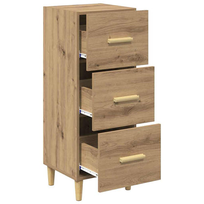 Credenza Rovere artigianale 34,5 x 34 x 90 cm Legno multistrato