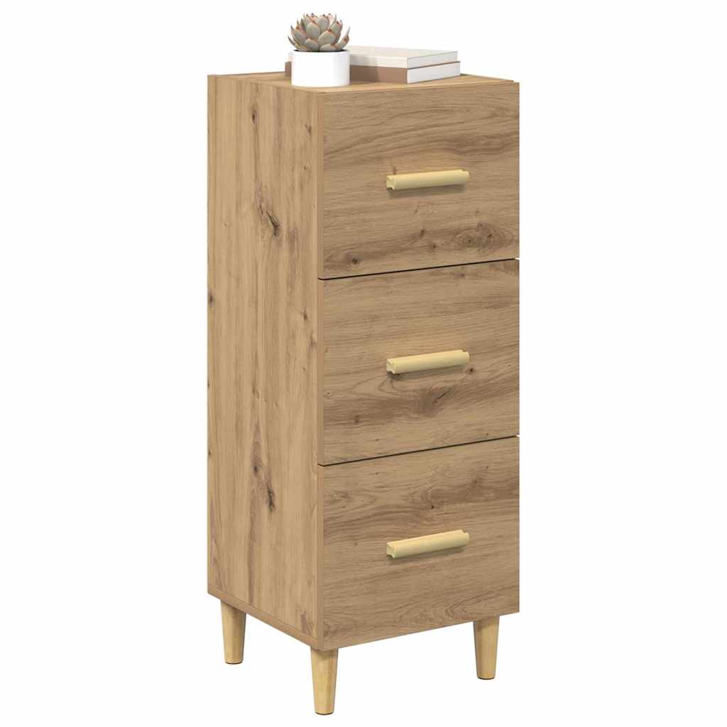 Credenza Rovere artigianale 34,5 x 34 x 90 cm Legno multistrato