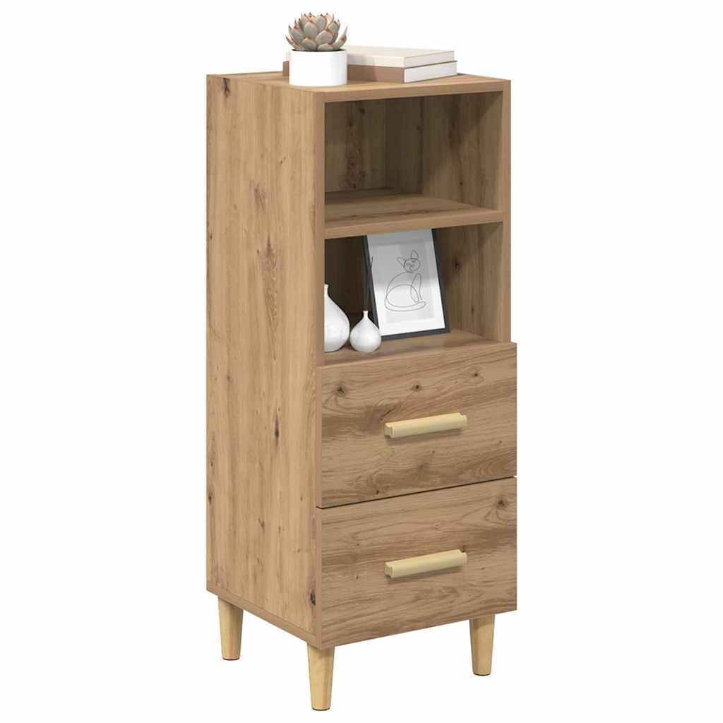 Credenza rovere artigianale 34 x 34,5 x 90 cm Legno multistrato