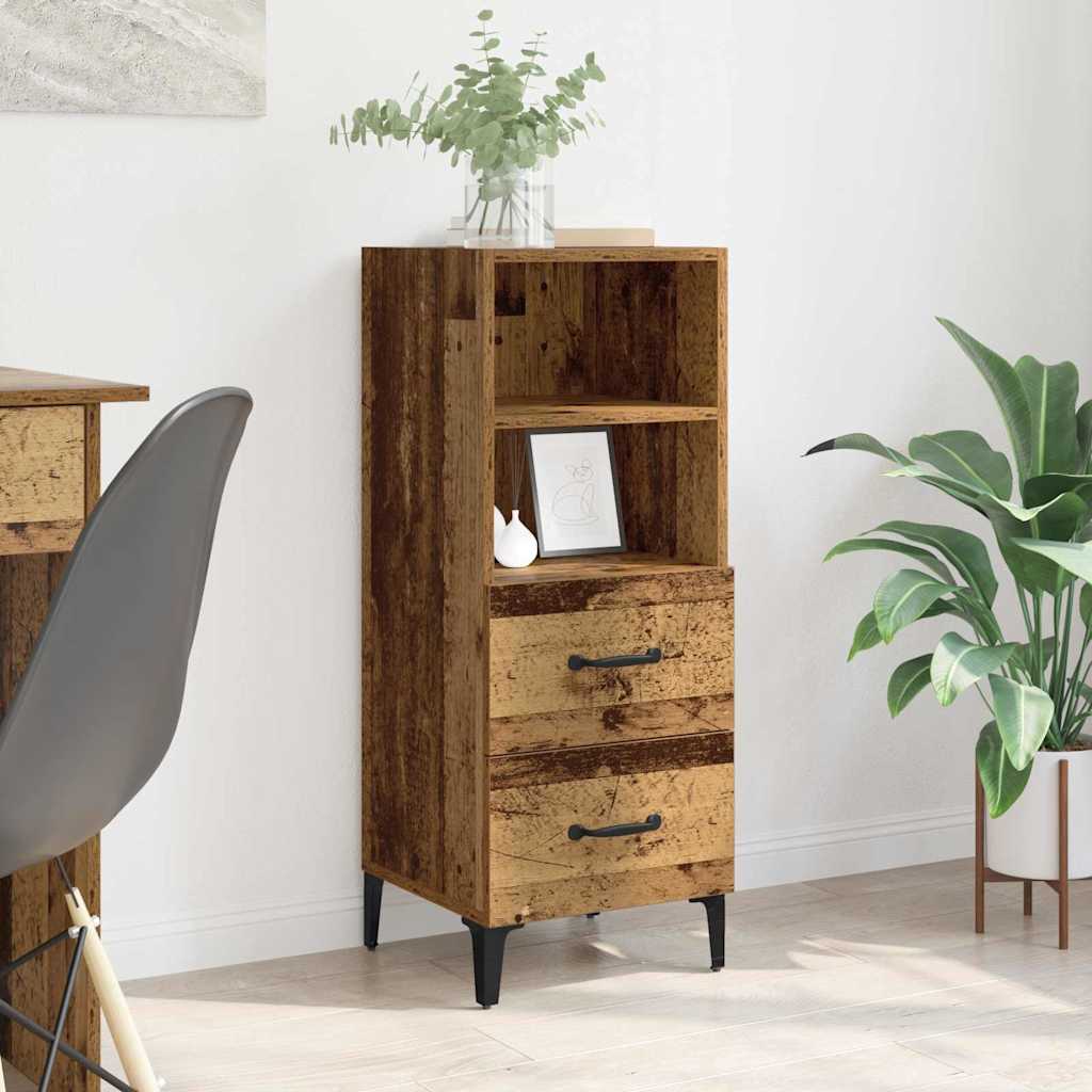 Credenza Legno vecchio 34 x 34,5 x 90 cm Legno multistrato
