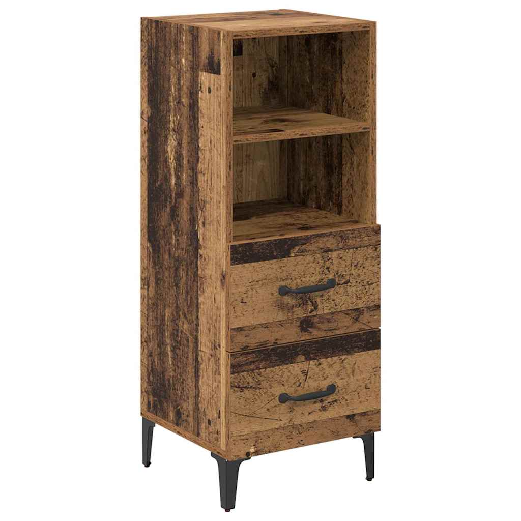Credenza Legno vecchio 34 x 34,5 x 90 cm Legno multistrato