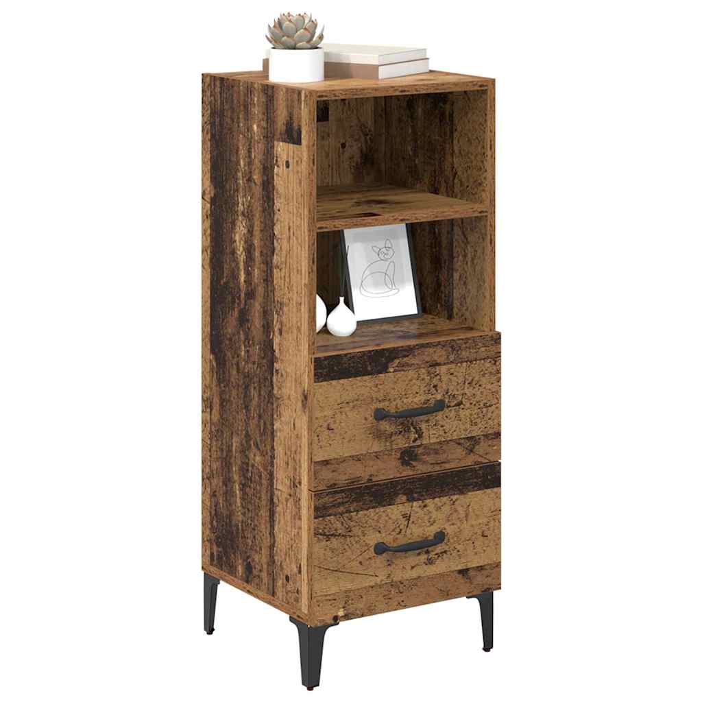 Credenza Legno vecchio 34 x 34,5 x 90 cm Legno multistrato