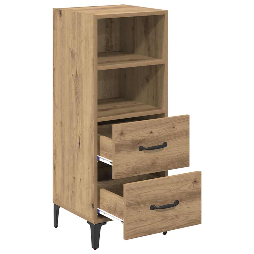 Credenza rovere artigianale 34 x 34,5 x 90 cm Legno multistrato