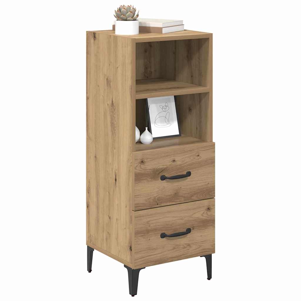 Credenza rovere artigianale 34 x 34,5 x 90 cm Legno multistrato