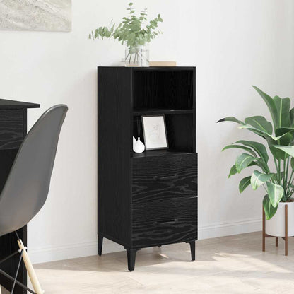 Credenza Rovere nero 34 x 34,5 x 90 cm Legno multistrato