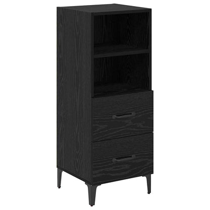 Credenza Rovere nero 34 x 34,5 x 90 cm Legno multistrato