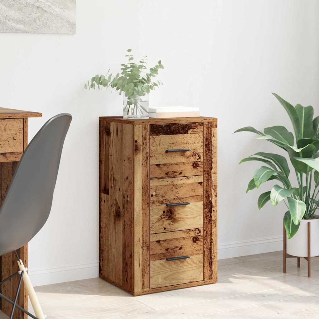 Credenza Legno vecchio 40 x 33 x 70 cm Legno multistrato