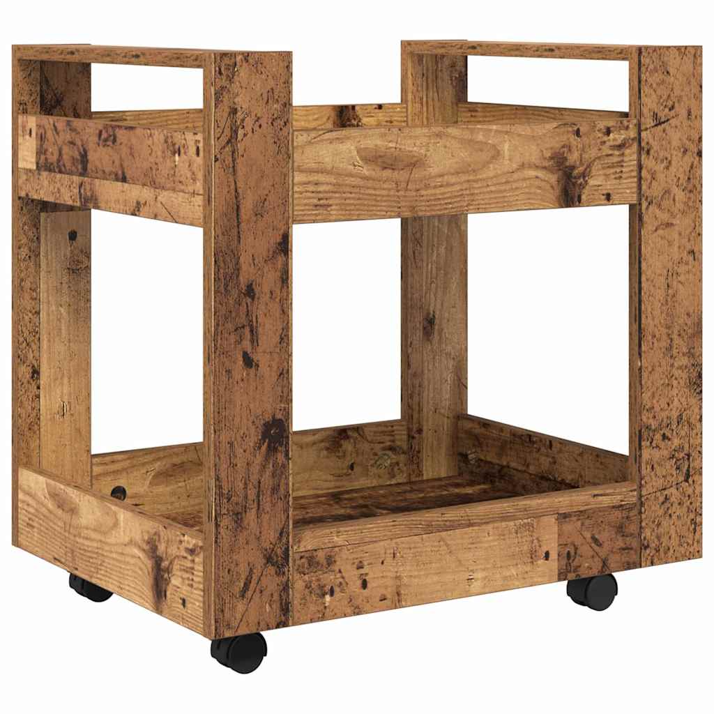 Carrello da Scrivania Legno vecchio 60 x 45 x 60 cm
