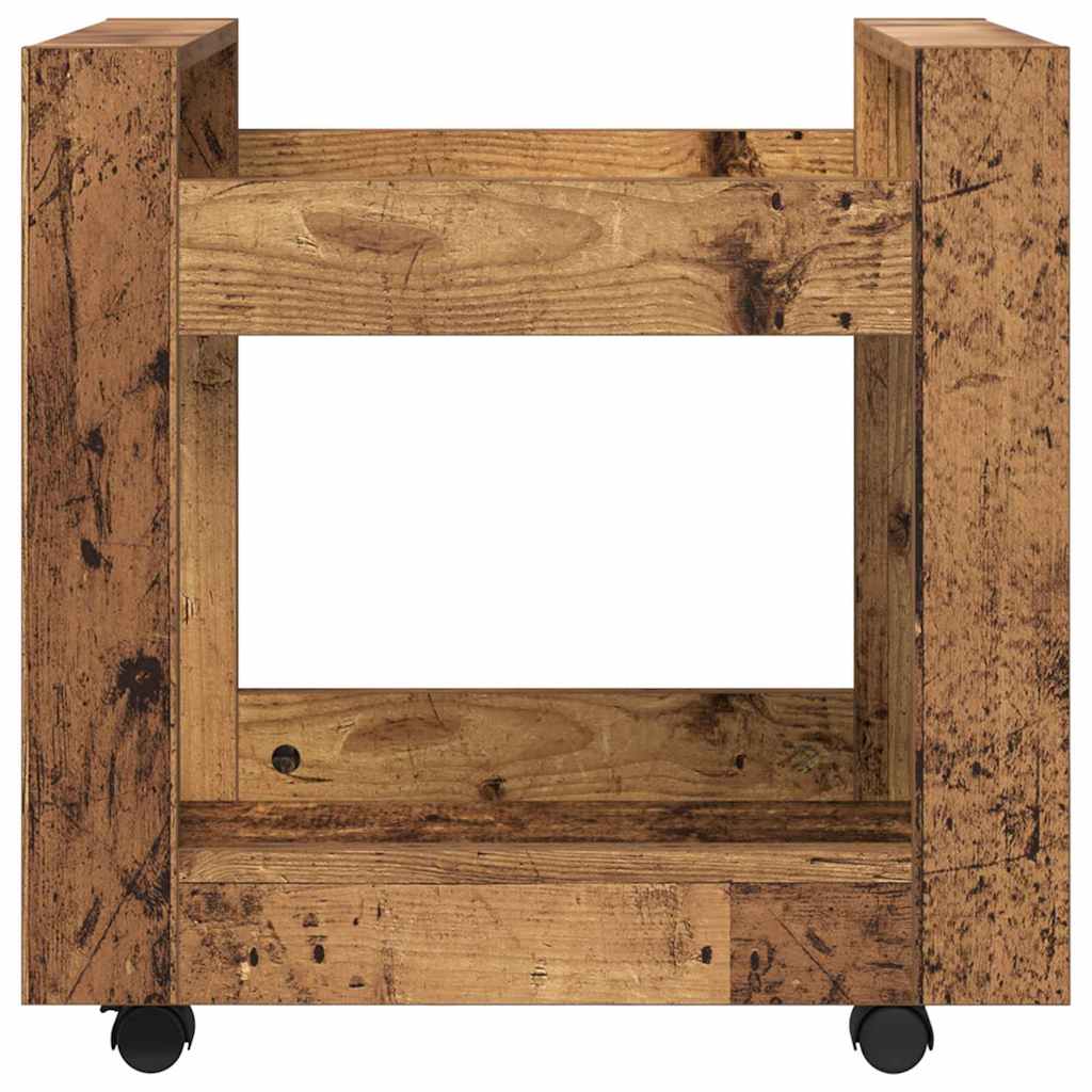 Carrello da Scrivania Legno vecchio 60 x 45 x 60 cm