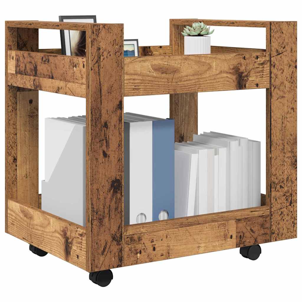 Carrello da Scrivania Legno vecchio 60 x 45 x 60 cm