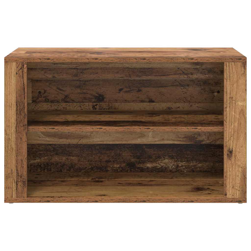 Scarpiera Legno vecchio 75 x 35 x 45 cm Legno multistrato