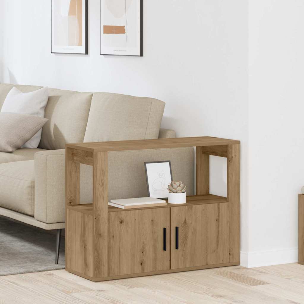 Credenza rovere artigianale 80 x 30 x 60 cm Legno multistrato