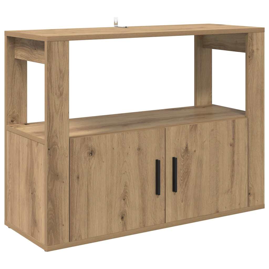 Credenza rovere artigianale 80 x 30 x 60 cm Legno multistrato