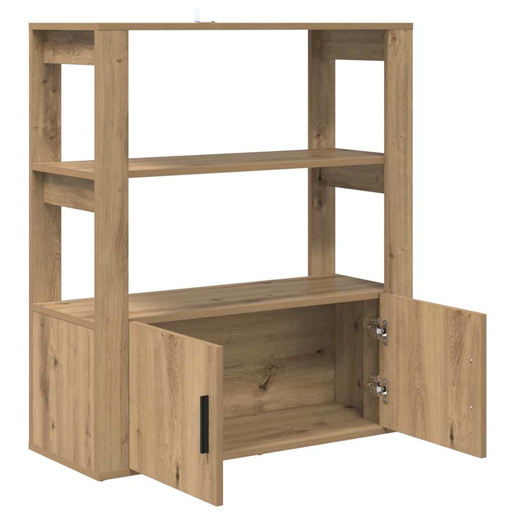 Credenza rovere artigianale 30 x 80 x 90 cm Legno multistrato