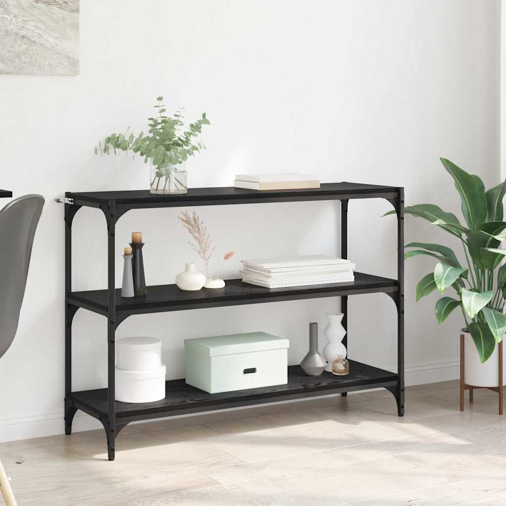 Armadio per Libri Rovere nero 100 x 33 x 70,5 cm