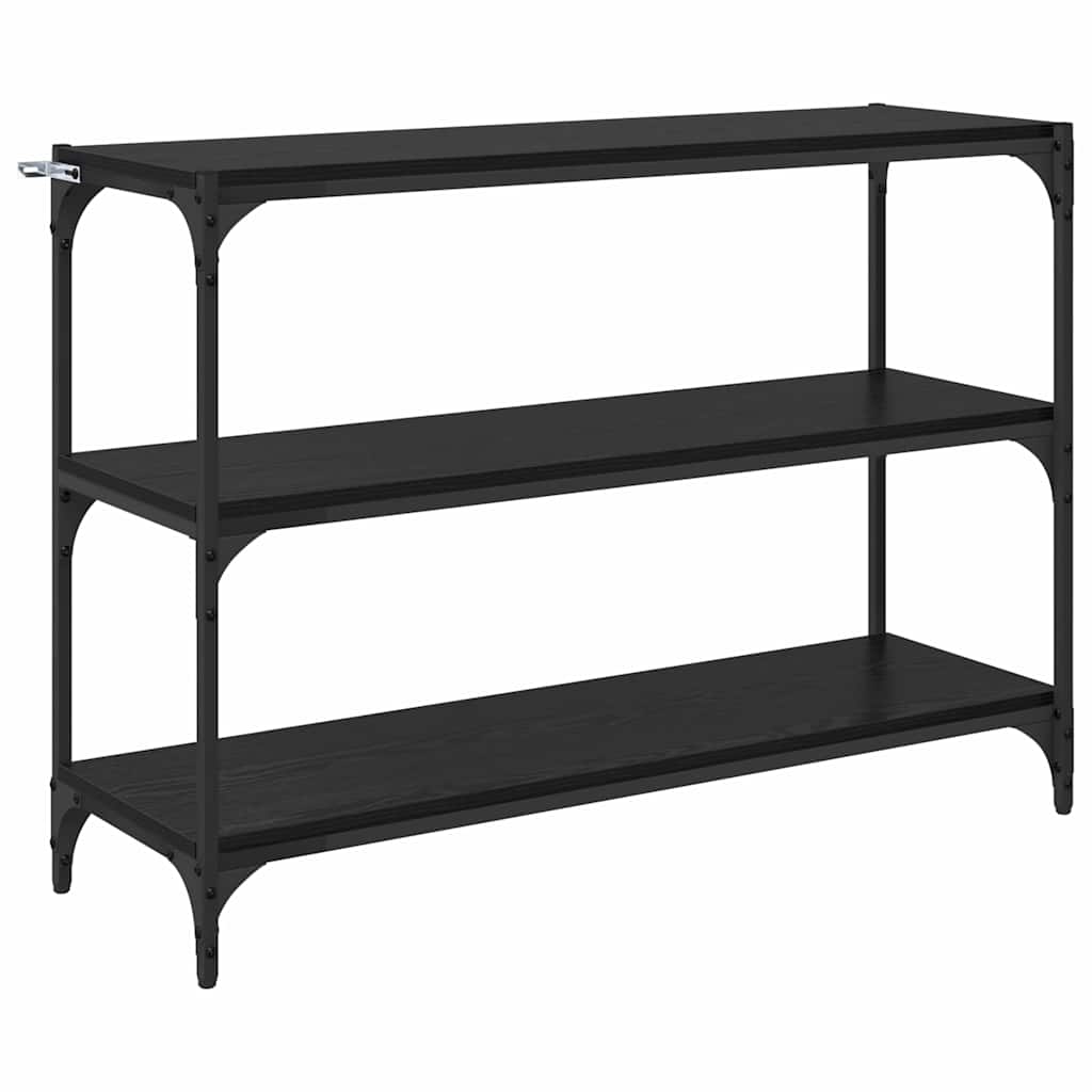 Armadio per Libri Rovere nero 100 x 33 x 70,5 cm