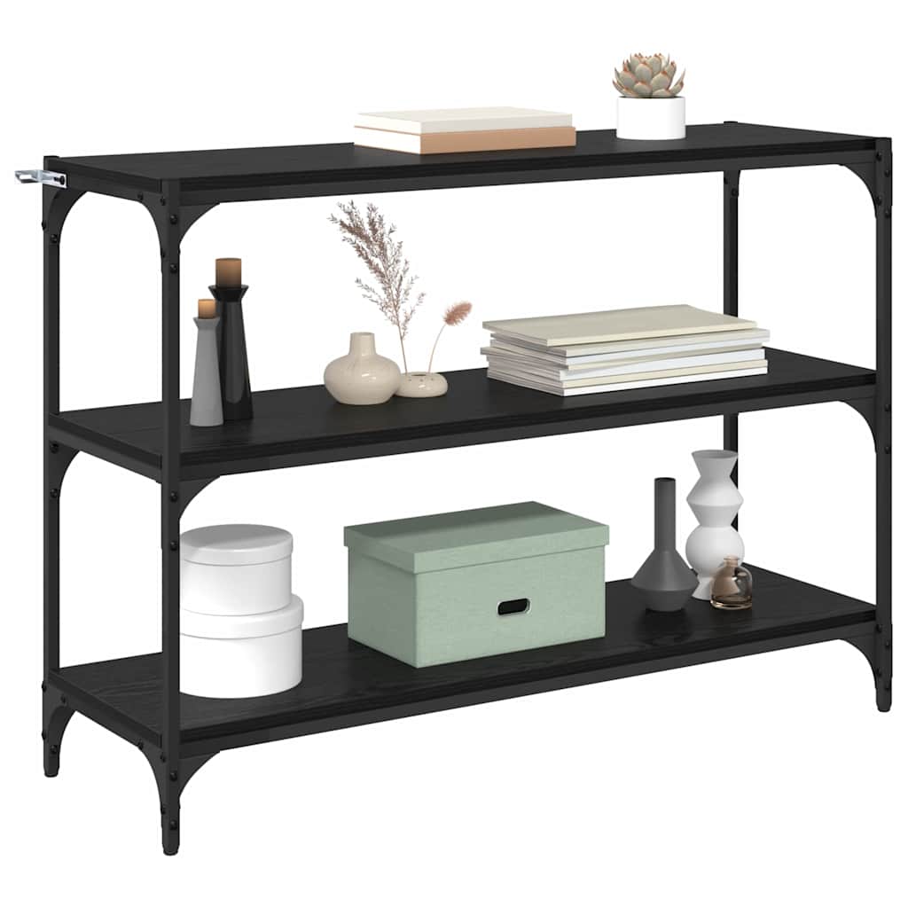 Armadio per Libri Rovere nero 100 x 33 x 70,5 cm