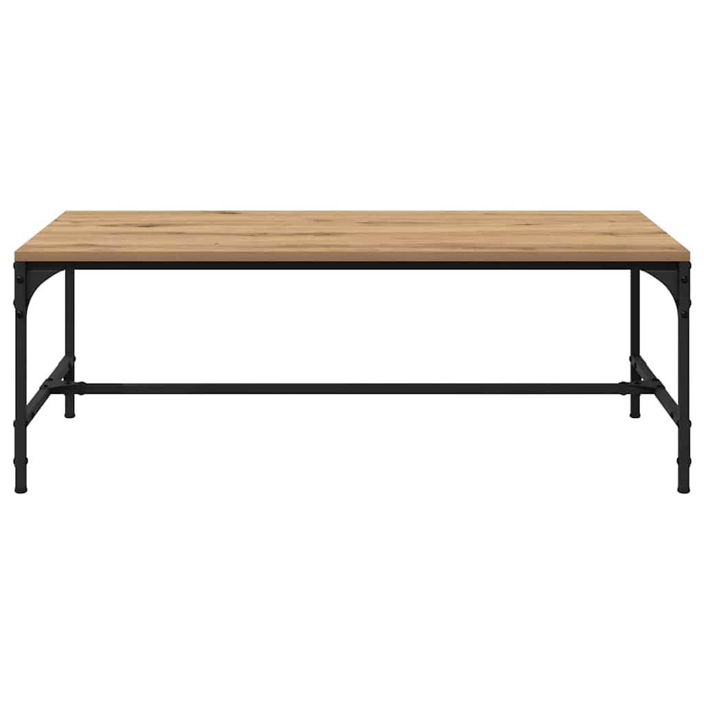 Tavolino da salotto Rovere artigianale 100 x 50 x 35 cm