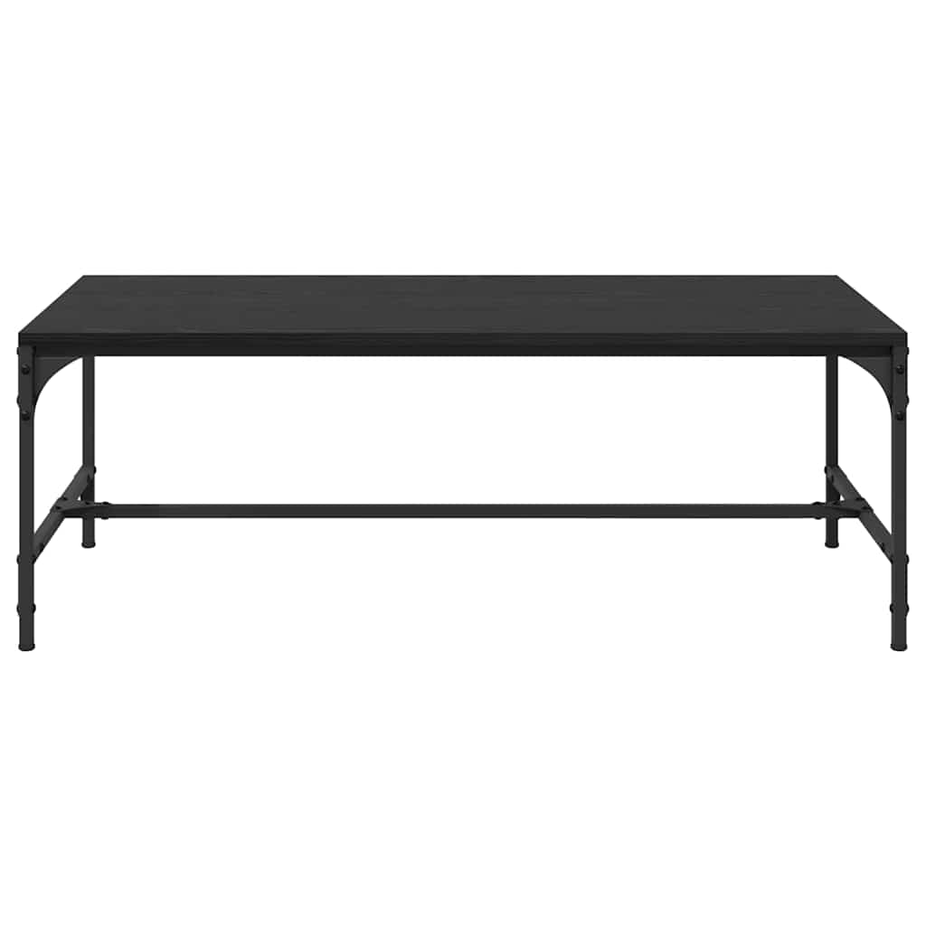 Tavolino da salotto Rovere Nero 100 x 50 x 35 cm