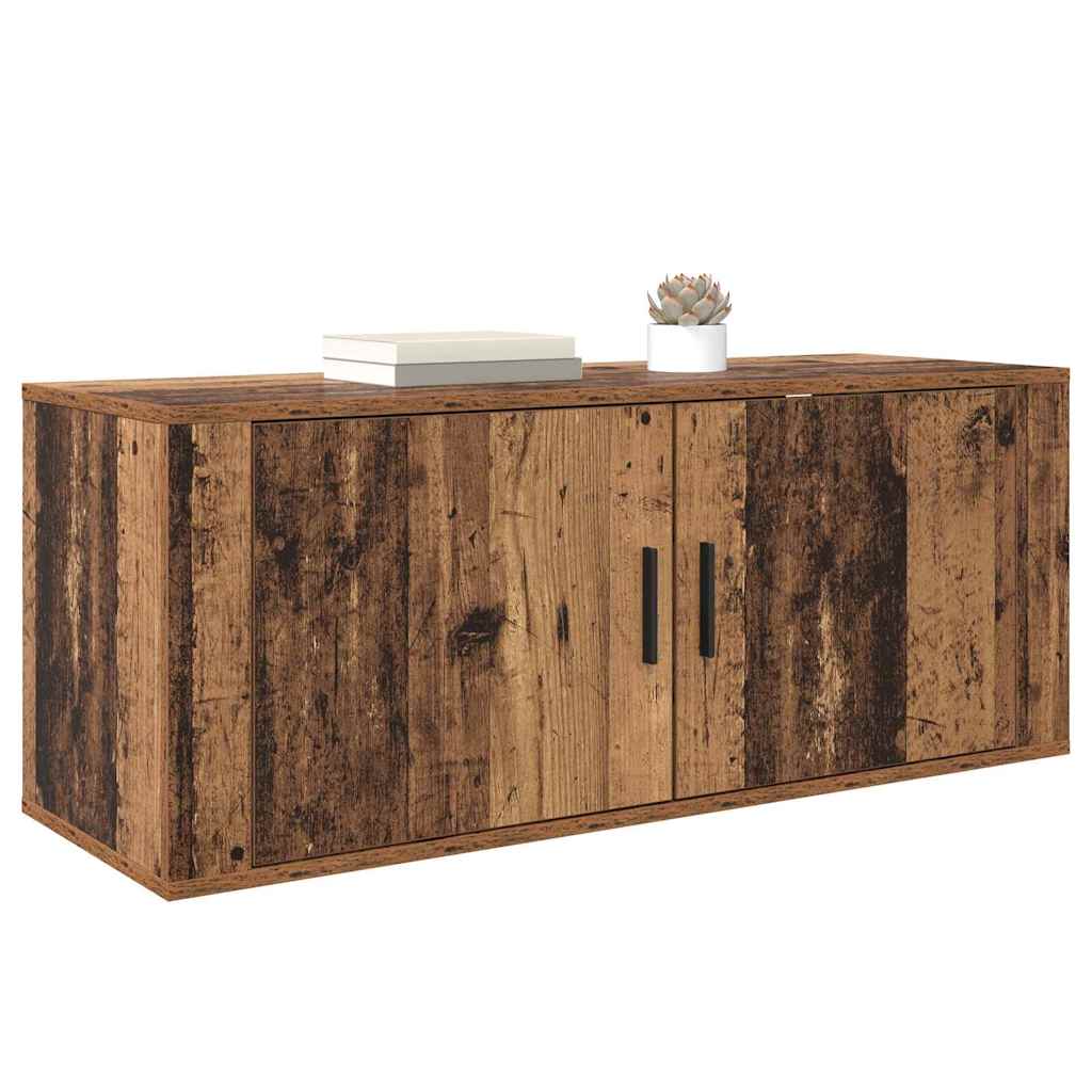 Mobile TV da parete Legno vecchio 100 x 34,5 x 40 cm