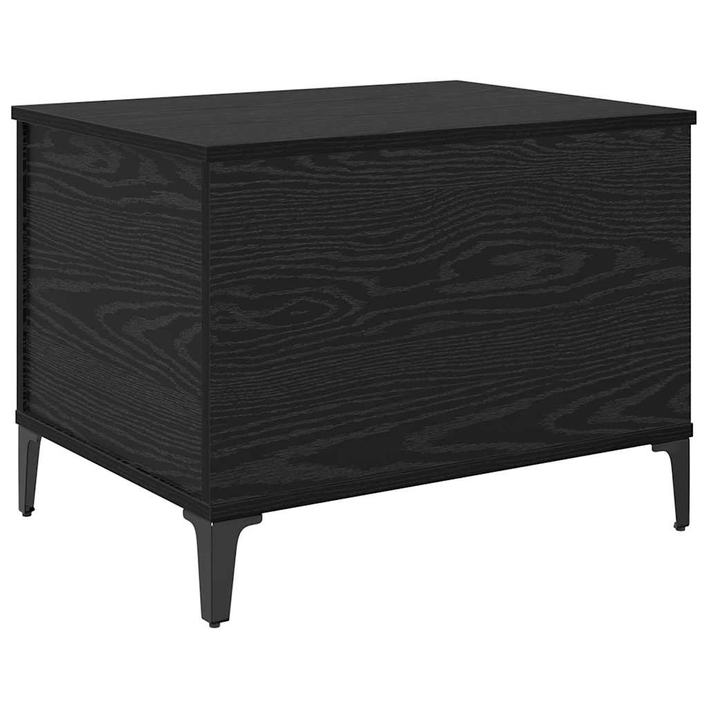 Tavolino da salotto Rovere Nero 60 x 44,5 x 45 cm