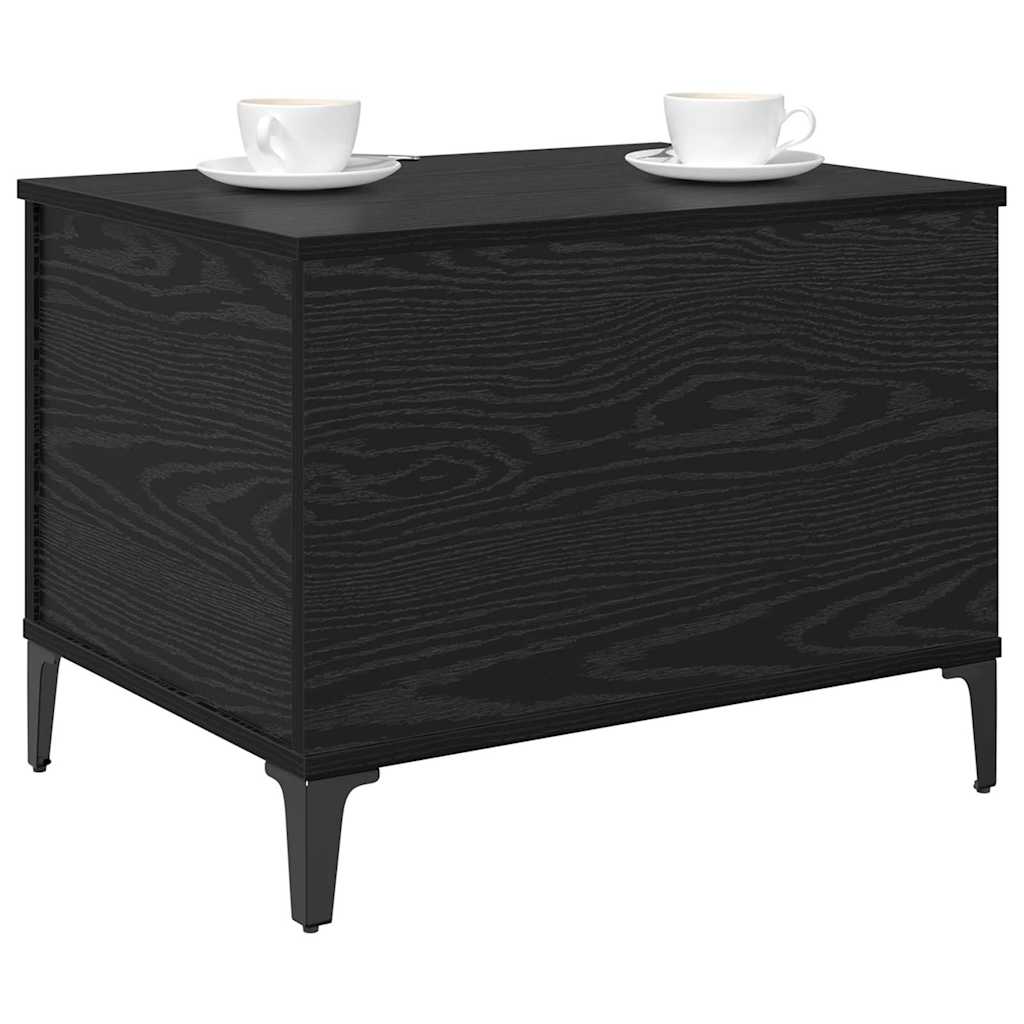 Tavolino da salotto Rovere Nero 60 x 44,5 x 45 cm