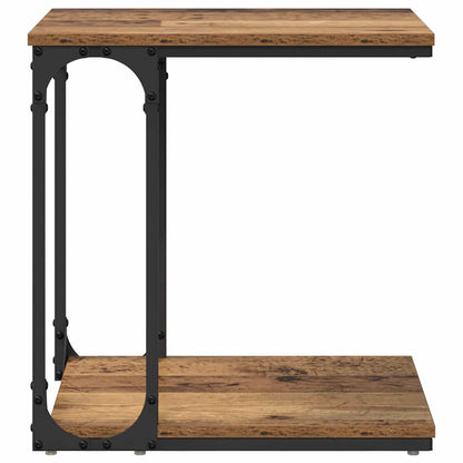 Tavolo laterale Legno vecchio 50 x 35 x 52 cm Legno multistrato
