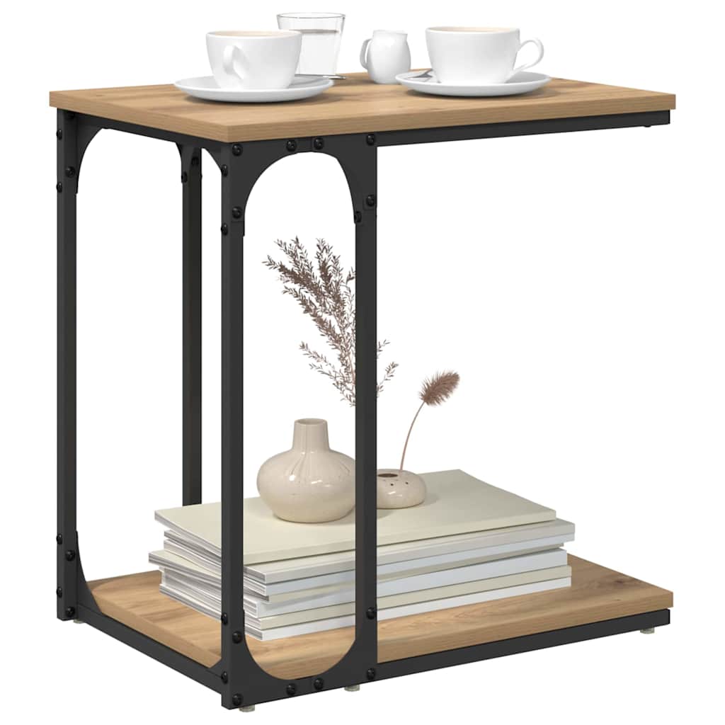 Tavolo laterale Rovere artigianale 50 x 35 x 52 cm