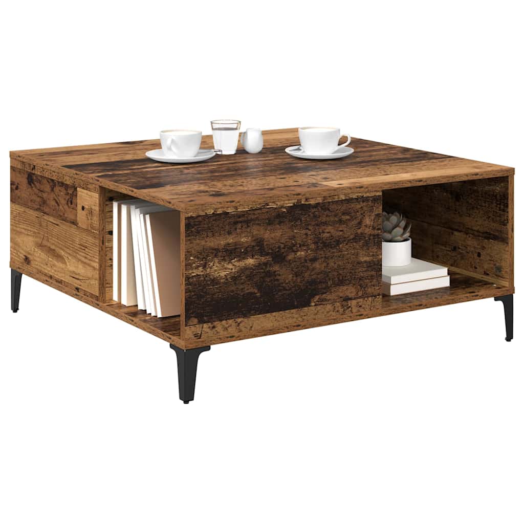 Tavolino da salotto Legno vecchio 80 x 80 x 36,5 cm