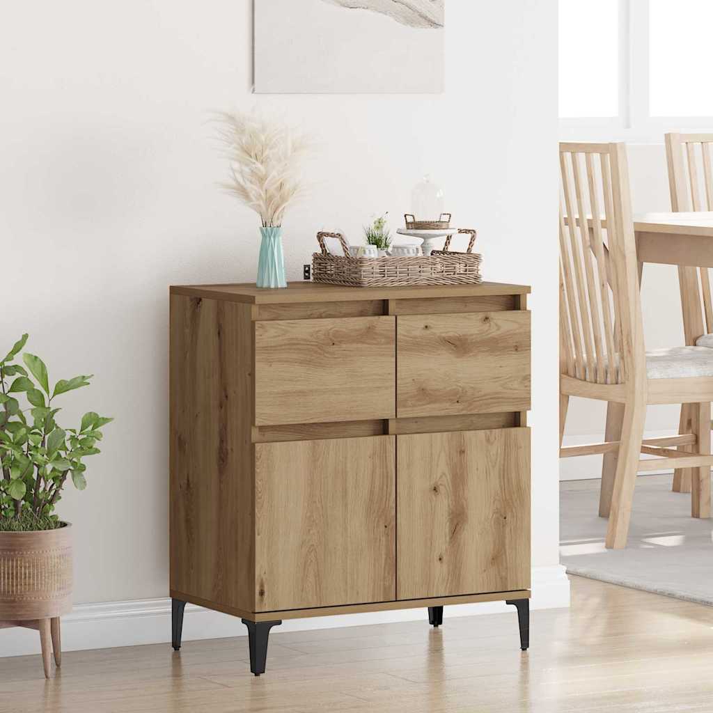 Credenza con cassetto Rovere artigianale 60 x 35 x 70 cm