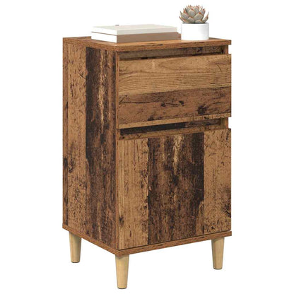 Armadio da Notte con cassetto Legno vecchio 40 x 35 x 70 cm