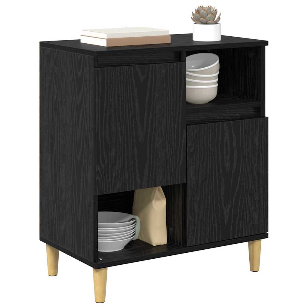Credenza Rovere nero 35 x 60 x 70 cm Legno multistrato