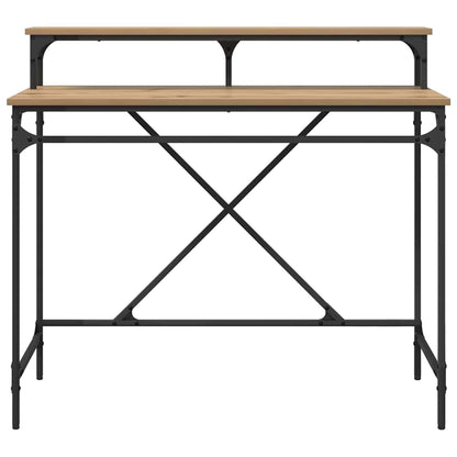Scrivania Rovere artigianale 100 x 50 x 90 cm Legno multistrato