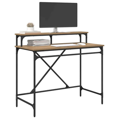 Scrivania Rovere artigianale 100 x 50 x 90 cm Legno multistrato