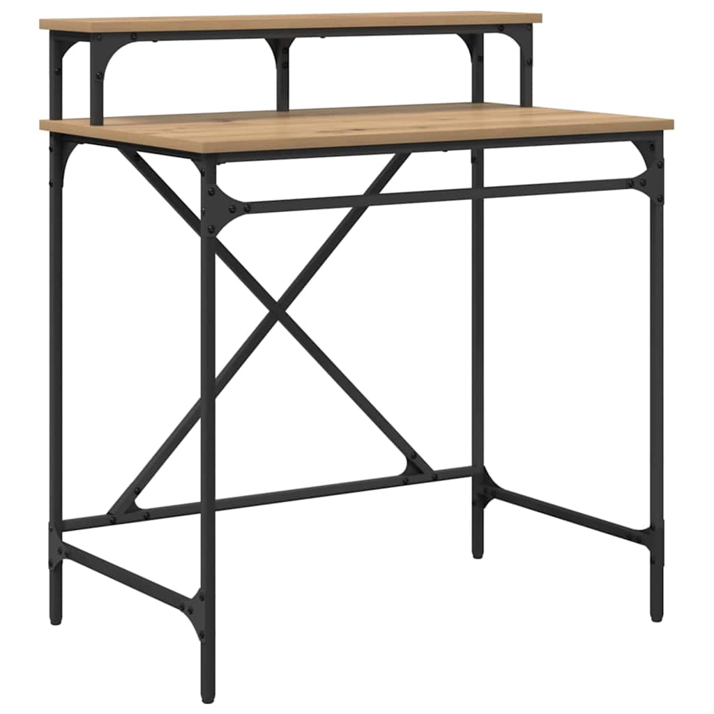 Scrivania Rovere artigianale 80 x 50 x 90 cm Legno multistrato