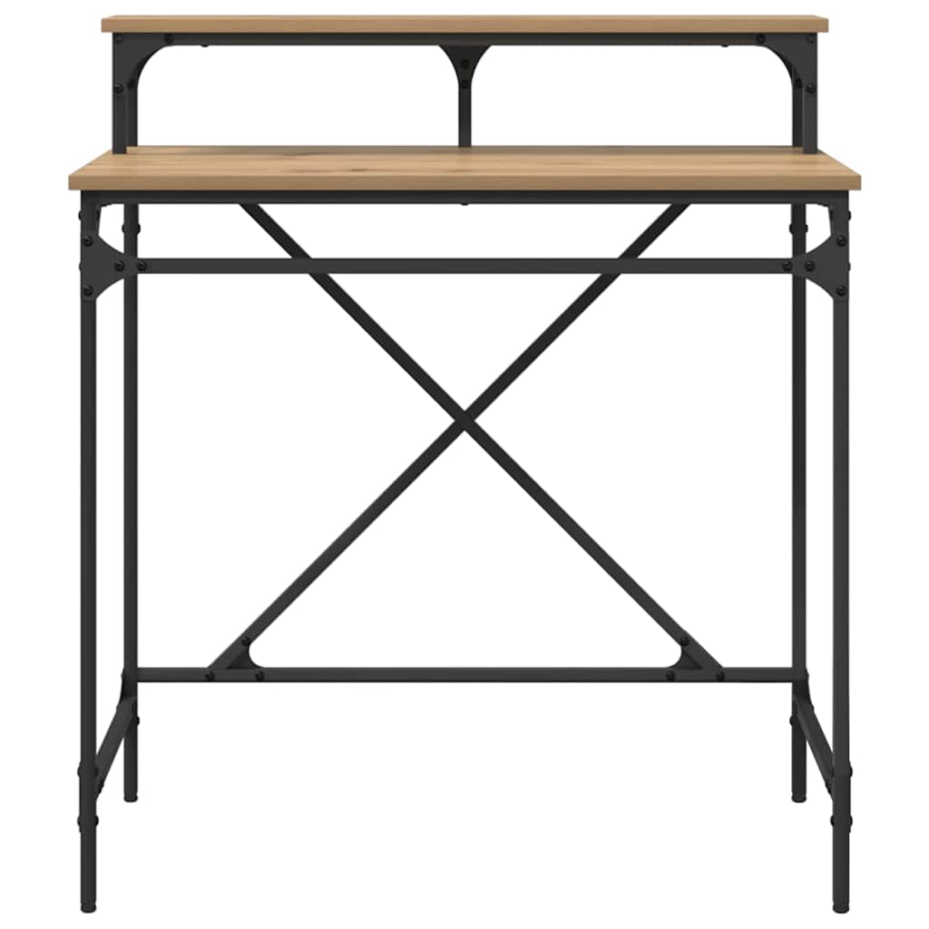 Scrivania Rovere artigianale 80 x 50 x 90 cm Legno multistrato
