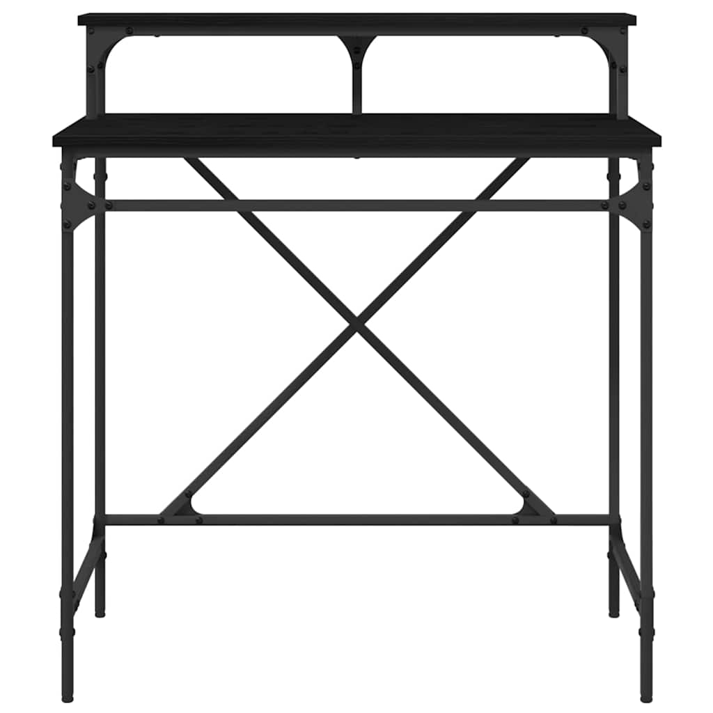 Scrivania Rovere Nero 80 x 50 x 90 cm Legno multistrato