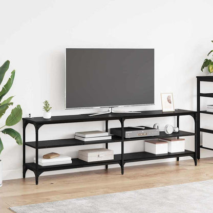 Mobile TV Rovere Nero 160 x 30 x 50 cm