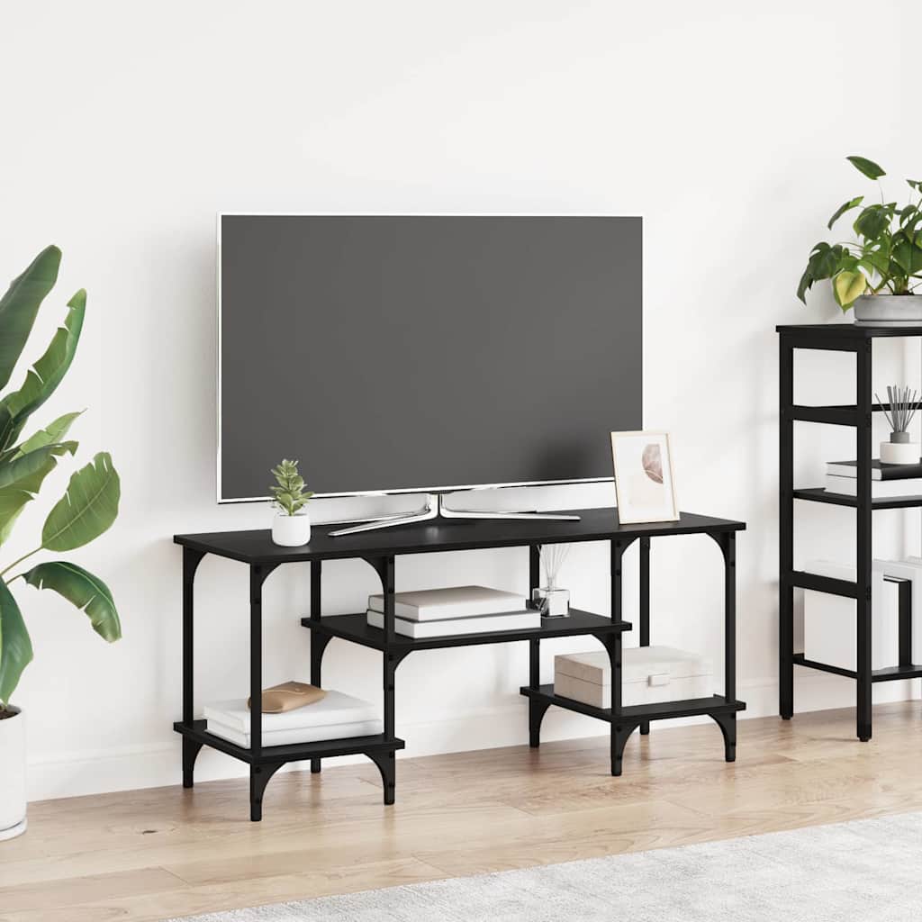Mobile TV Rovere Nero 102 x 35 x 45,5 cm