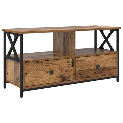 Mobile TV con cassetto Legno vecchio 90 x 33 x 45 cm