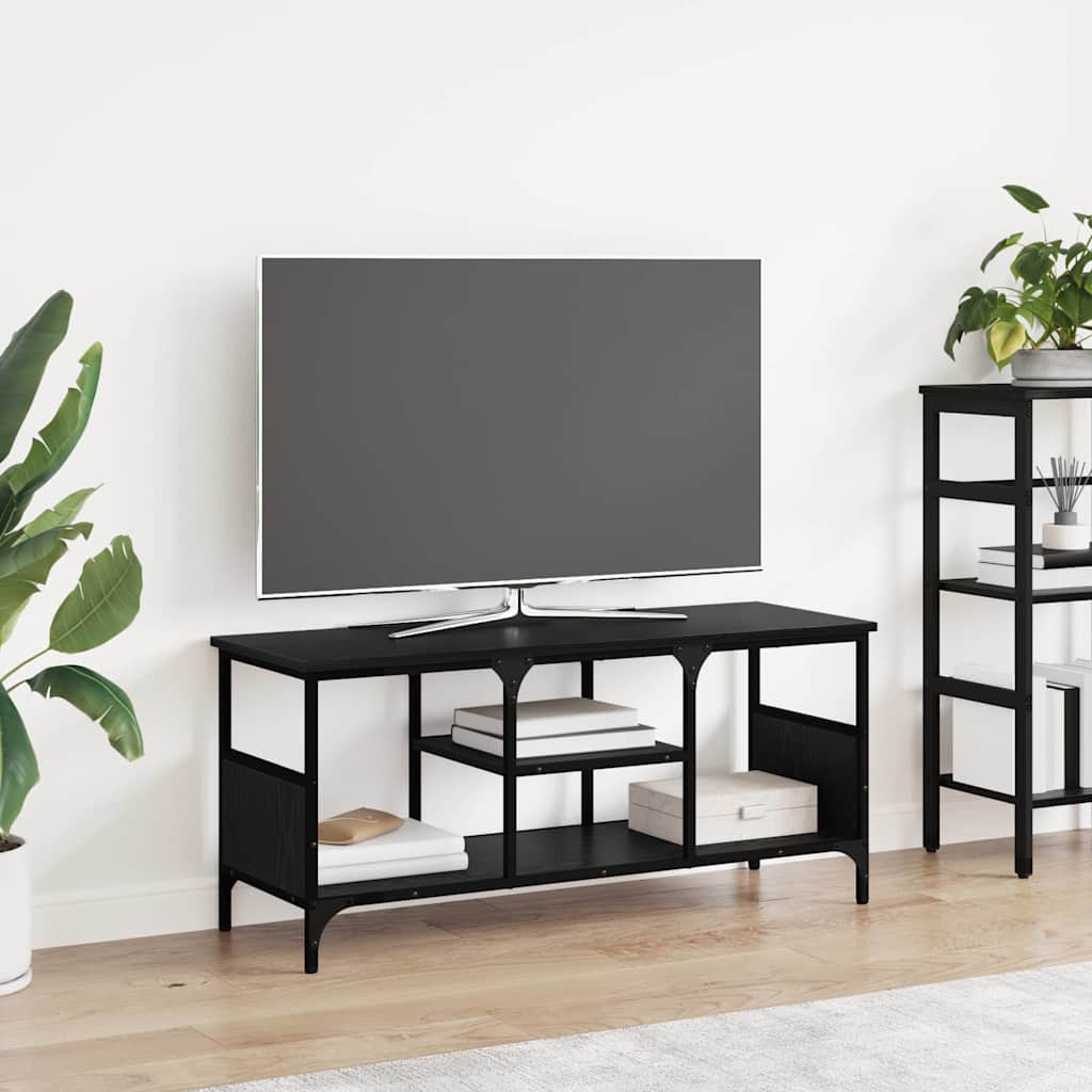 Mobile TV Rovere Nero 100 x 35 x 45 cm
