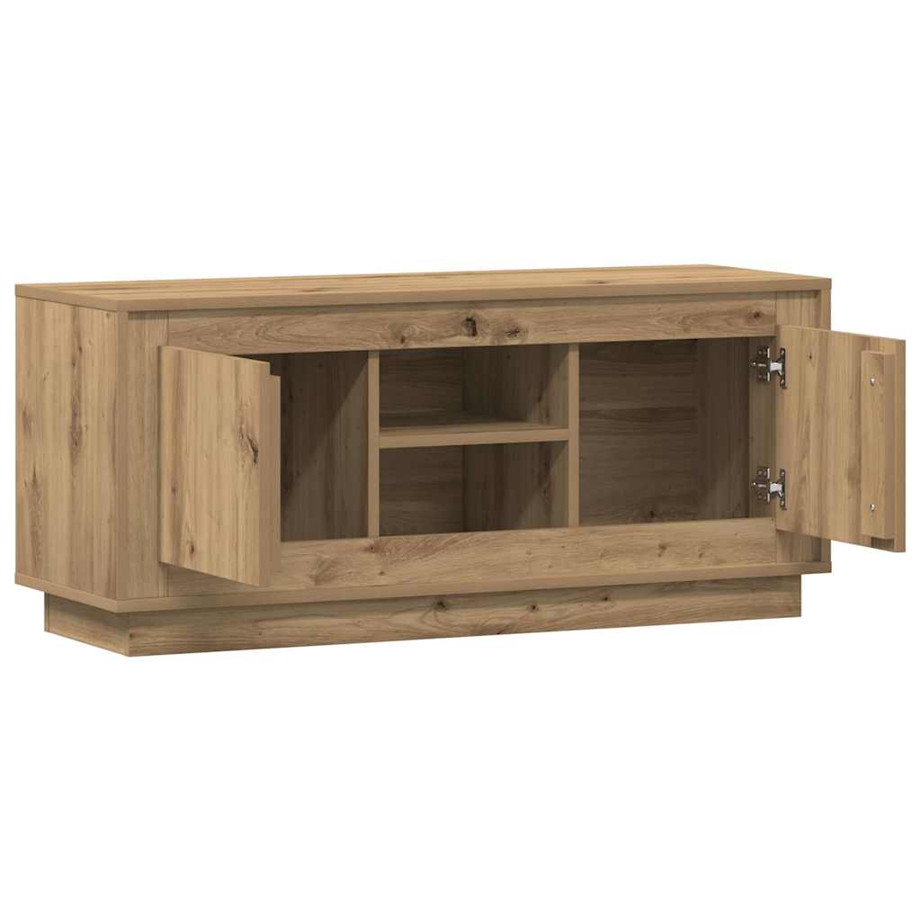 Mobile TV Rovere artigianale 102 x 35 x 45 cm Legno multistrato