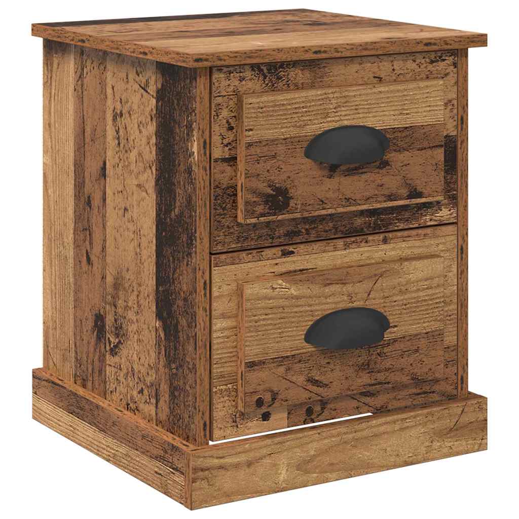 Armadio da Notte con cassetto Legno vecchio 39 x 39 x 47.5 cm