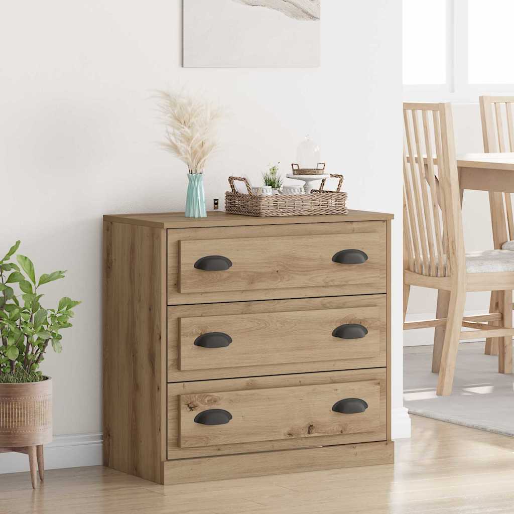 Credenza con cassetto Rovere artigianale 70 x 35,5 x 67,5 cm