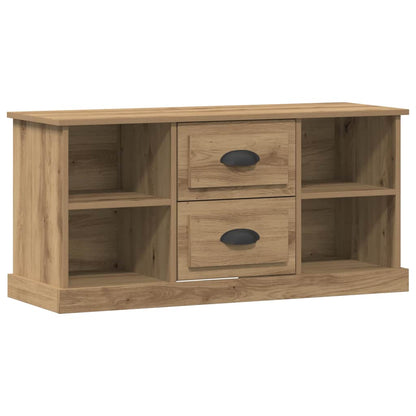 Mobile TV con cassetto Rovere artigianale 99,5 x 35,5 x 48 cm