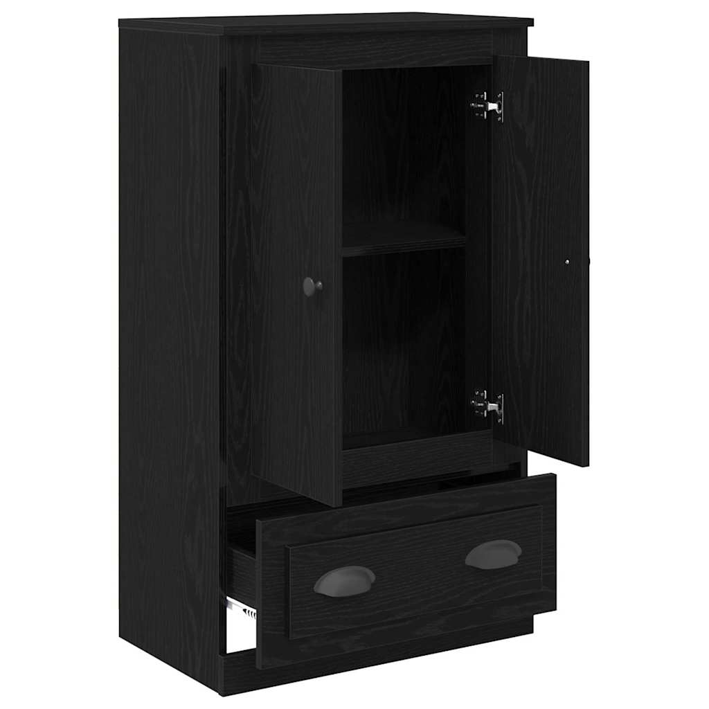 Credenza Rovere Nero 60 x 35,5 x 103,5 cm Legno multistrato