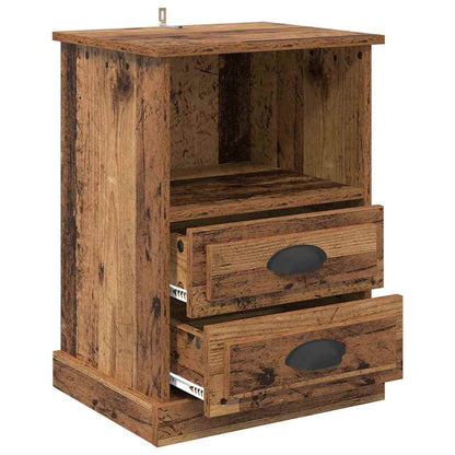 Armadio da Notte con cassetto Legno vecchio 36 x 43 x 60 cm