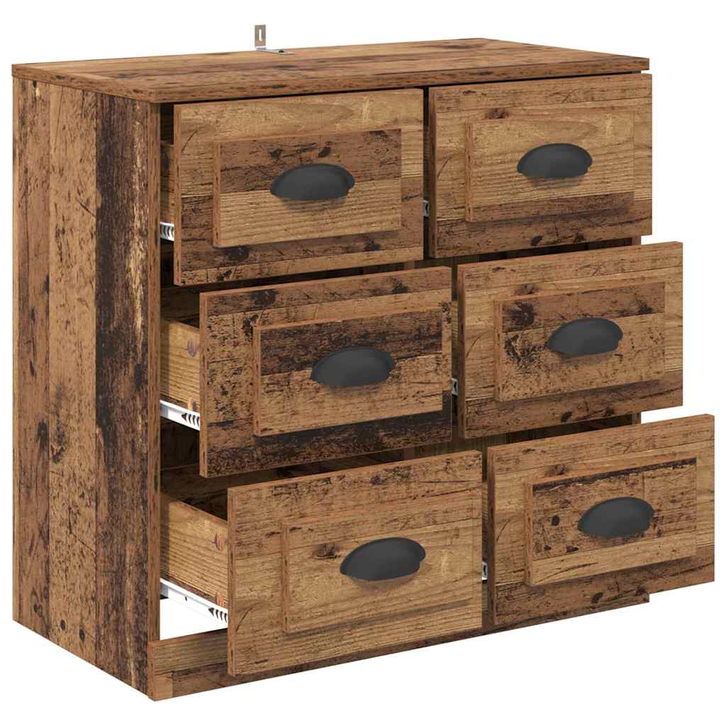 Credenza Legno vecchio 70 x 35,5 x 67,5 cm Legno multistrato